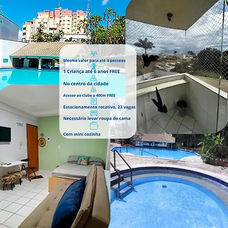 Acqua Ville Flat'S I Apto 202 - Com Sacada Caldas Novas Exterior photo